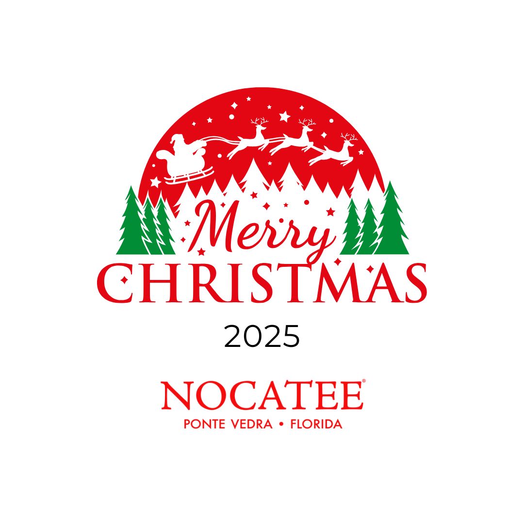 Nocatee Christmas Ornament 2025 White