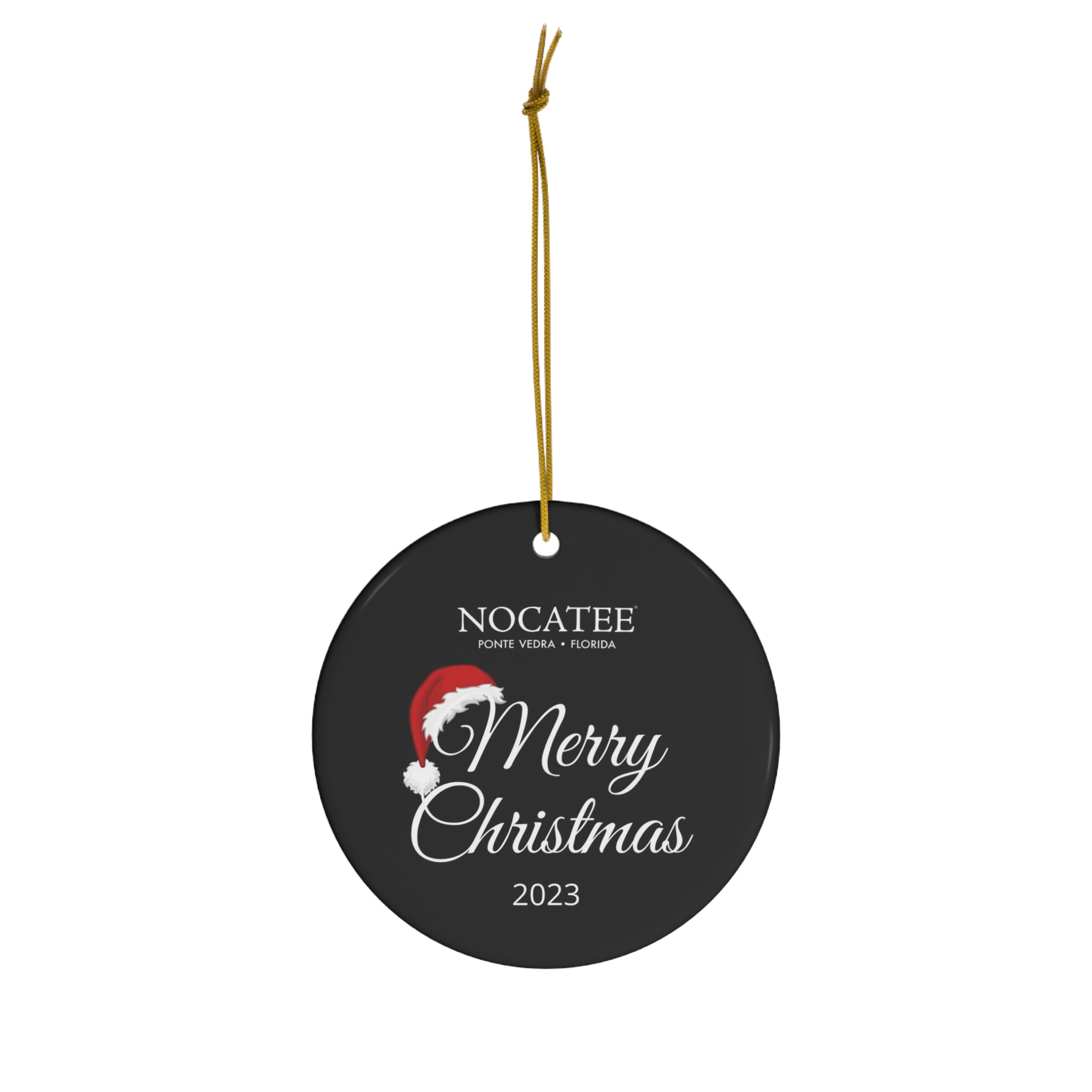 Nocatee Christmas Ornament 2023 - Black