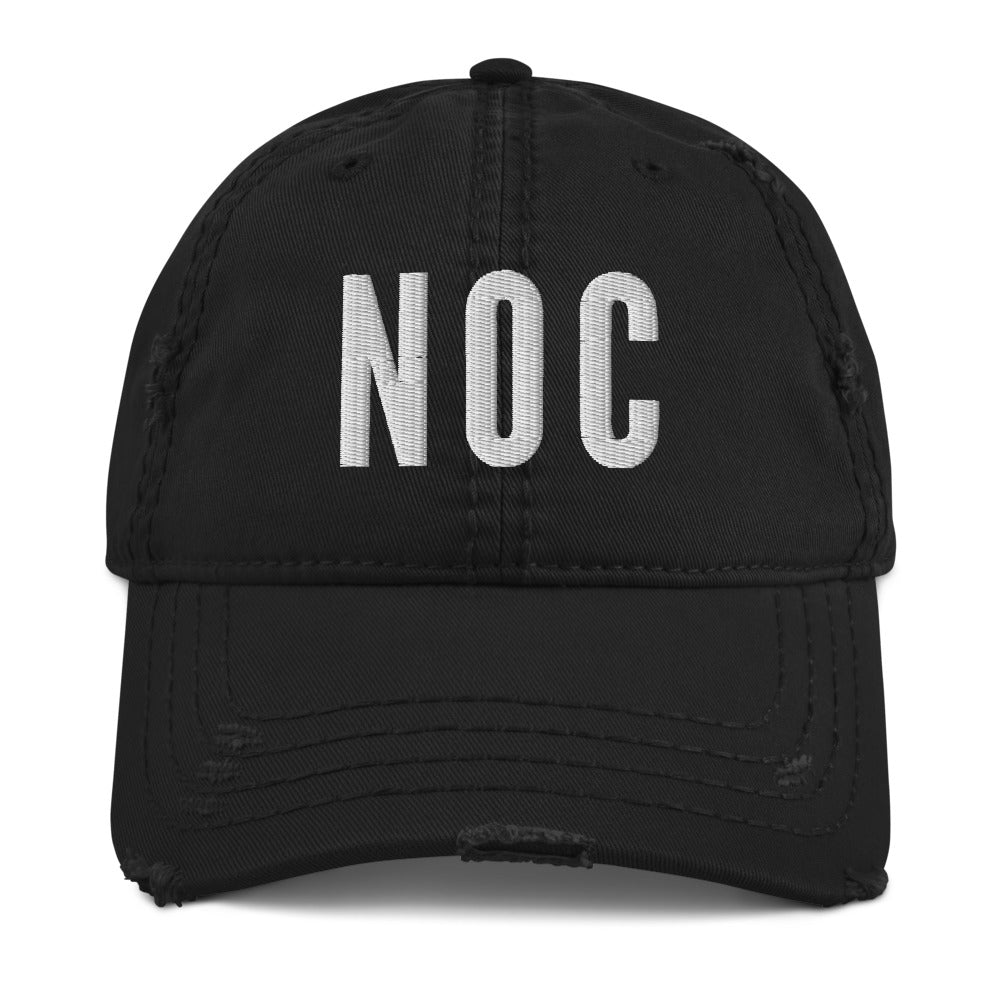 NOC Distressed Hat